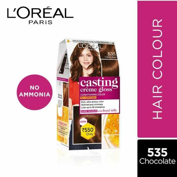 L'Oreal Paris Casting Creme Gloss Hair Color Chocolate535 L'Oreal Paris Casting Creme Gloss Hair Color, Chocolate535