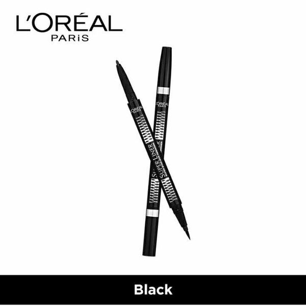 L'Oreal Paris Super Liner Superstar Duo Designer Eyeliner, Black, 0.65g