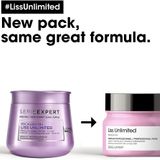 Loreal Professionnel Liss Unlimited Hair Mask with Pro-Keratin and Kukui Nut Oil for Rebellious Frizzy Hair, Serie Expert, 250gm