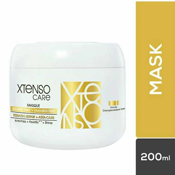  Loreal Xtenso Care Sulfate-free Masque | For all hair types | Gently cleanses, controls frizz and adds shine | With Keratin Repair and Asta-Care *without sulfate surfactants 200ml Loreal Xtenso Care Sulfate-Free Masque 200ml 