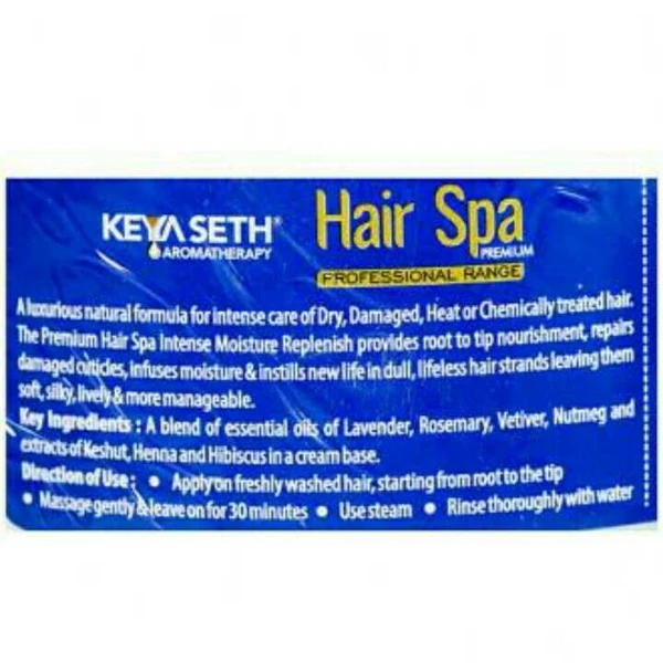 Keya Seth aromatherapy Hair Spa premium professional Range Instance Moisture Replenish 45ml 