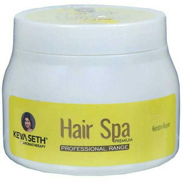 Keya Seth aromatherapy Hair Spa premium professional Range Karetin Repair 200g