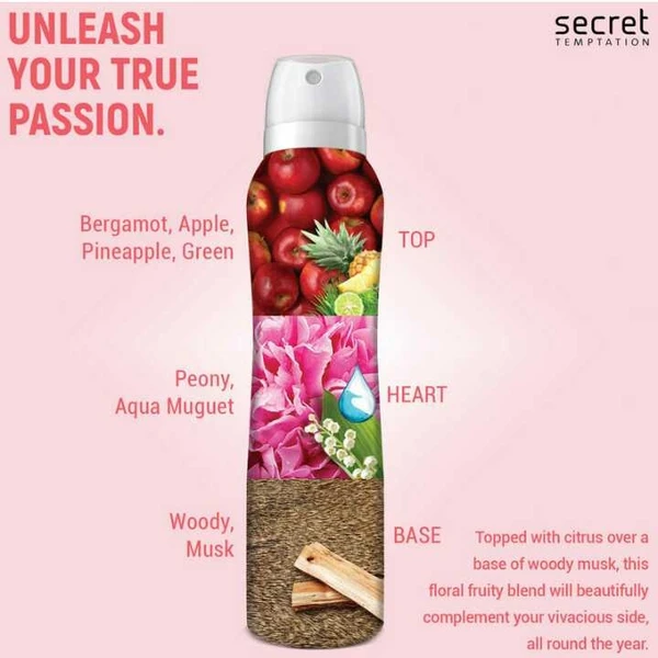 Secret Temptation Passion Deo Spray, 150 ml