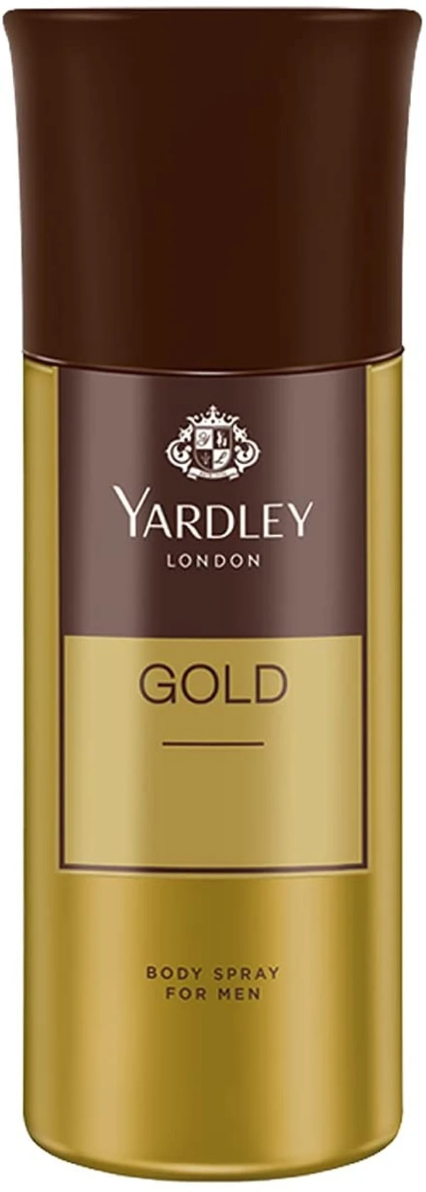 Yardley London Gold Deo Body Spray for Men, 150ml