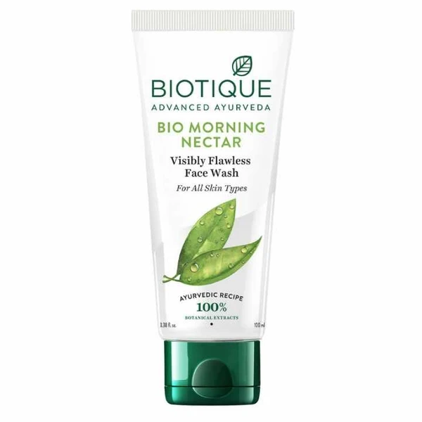 Biotique Morning nacter Face Wash 100ml  Biotique Morning Nectar Flawless Face Wash,100ml