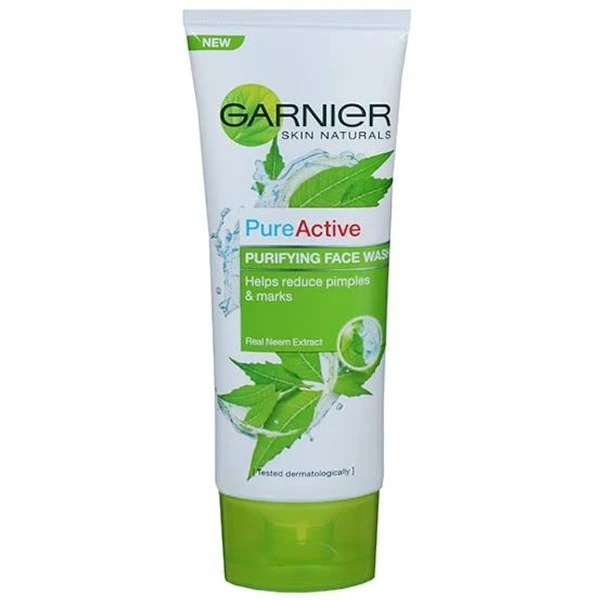 Garnier Active Neem Face Wash Garnier Skin Naturals Pure Active Neem Face Wash, 100gm