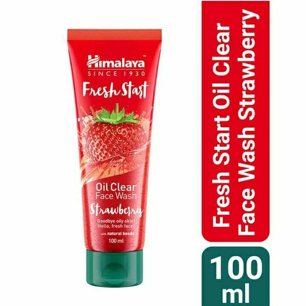 Himalaya Fresh Start Oil Clear Face Wash, Strawberry 100ml 