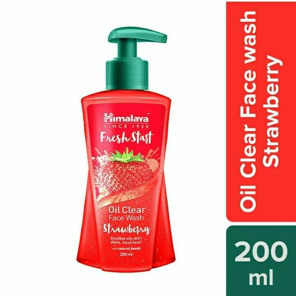 Himalaya Fresh Start Oil Clear Face Wash, Strawberry 200ml 