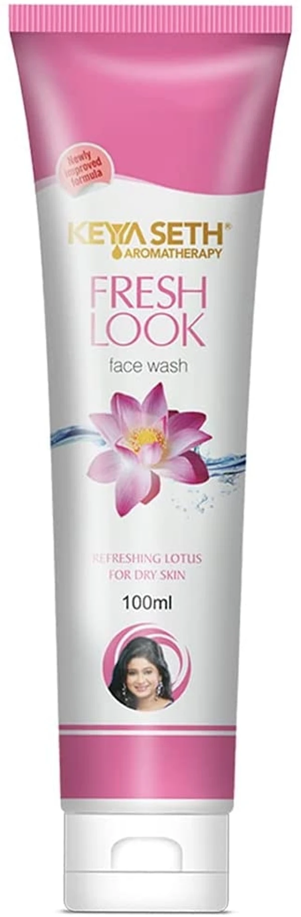 Keya Seth Lotus Face Wash, Keya Seth Aromatherapy Fresh Look Lotus Face Wash,100ml