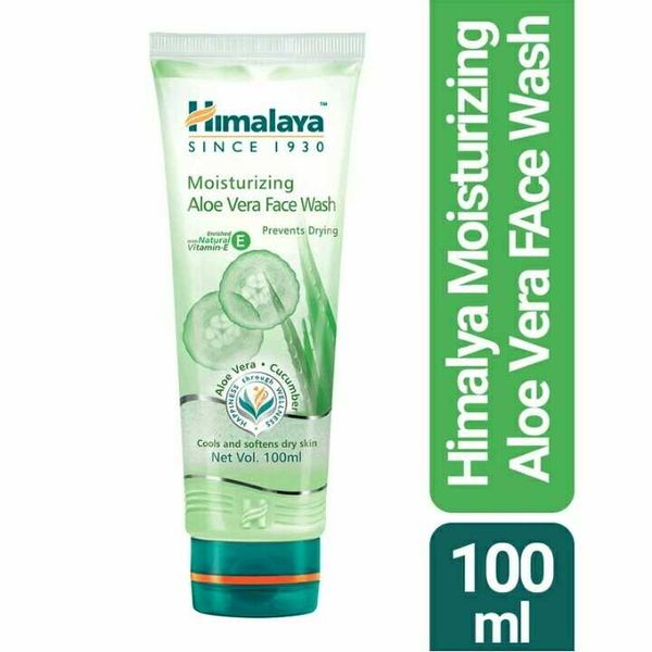 Himalaya Moisturizing Aloe Vera Face Wash, 100ml 