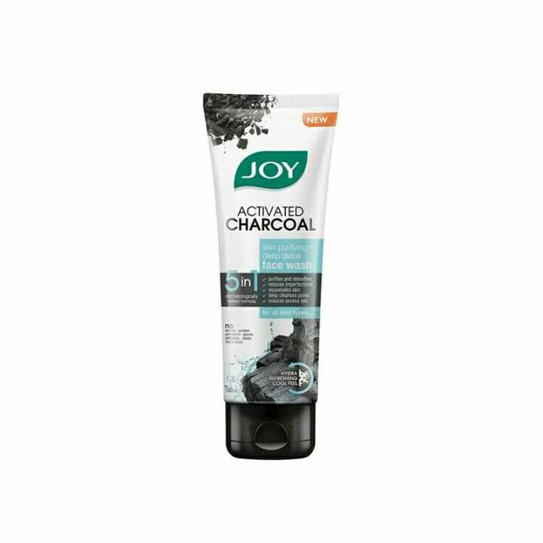 Joy Activated Charcoal Skin Purifying+Deep Detox Face Wash 