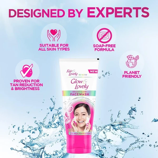 Fair & Lovely  Face Wash 100ml  Fair & Lovely Fairness Face Wash Fairness Clean Up, 100gm