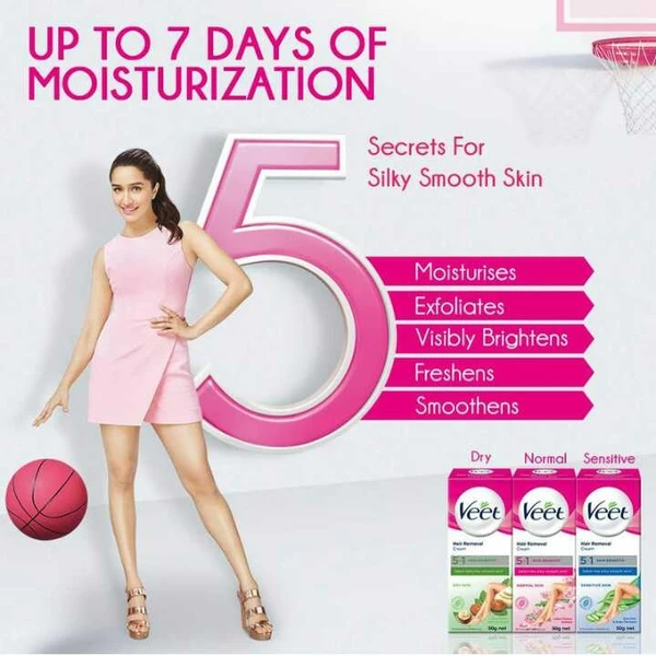 Veet Silk & Fresh Hair Removal Cream, Sensitive Skin - 30gm  Veet Silk & Fresh Hair Removal Cream, Sensitive Skin - 30gm