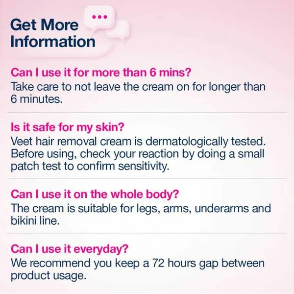 Veet Hair Removal Cream for Dry Skin - 50gm