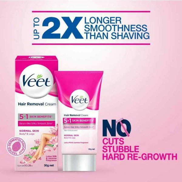 Veet Silk & Fresh Hair Removal Cream, Normal Skin - 50gm