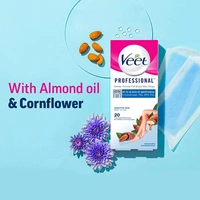Veet Full Body Waxing Kit - Sensitive Skin, 8 strips Veet Full Body Waxing Kit - Sensitive Skin,8 Strips