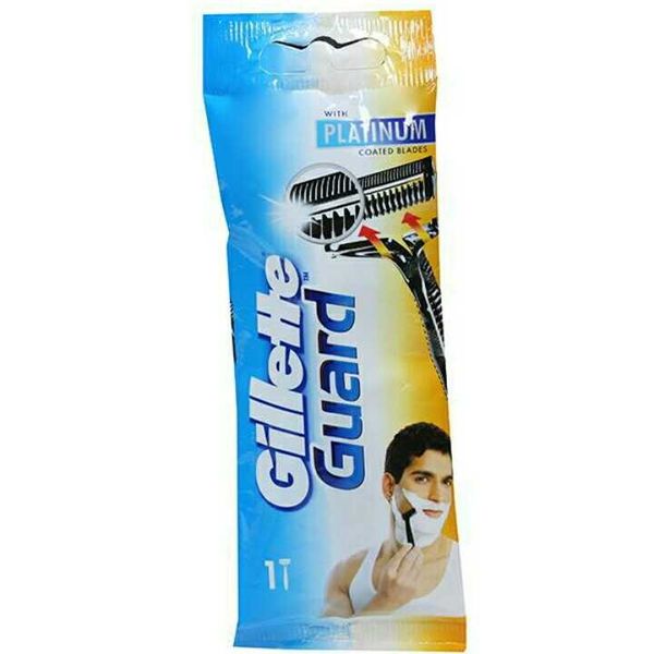Gillette guard Rezer with Platinum coated Blade's 10 pc × 1 Chine