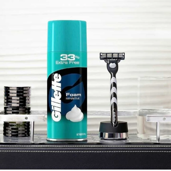 Gillette Classic Sensitive Shave Foam - 418 g