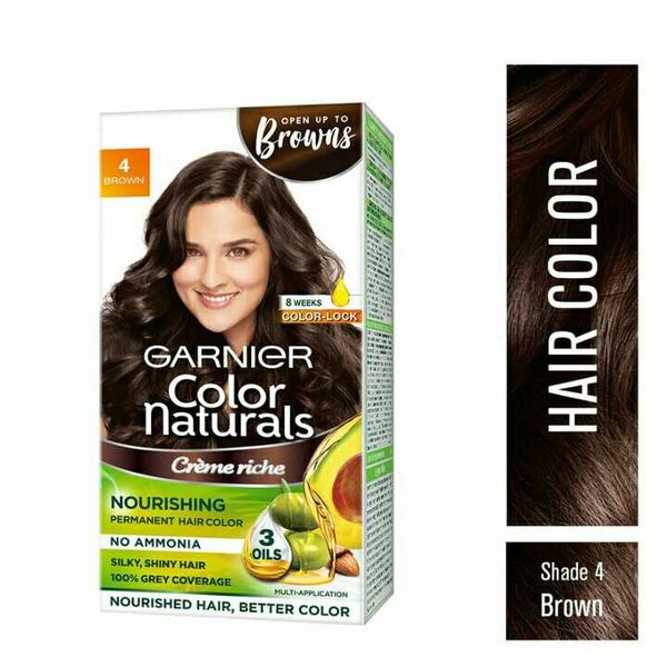 GARNIER Natural Cream Hair Color 4 Natural brown .30ml