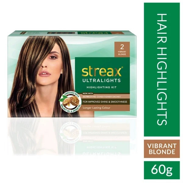 Streax 2 Ultralight Hair Styler vibrant blonde shade 2