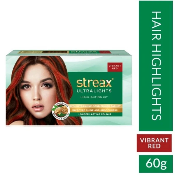 streax highlighter red Vibrant