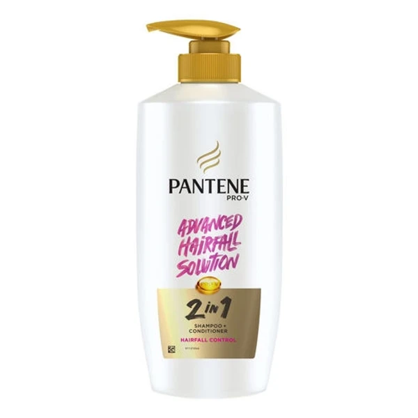 Pantene 2 In 1 Hairfall Control Shampoo + Conditioner (650ml)