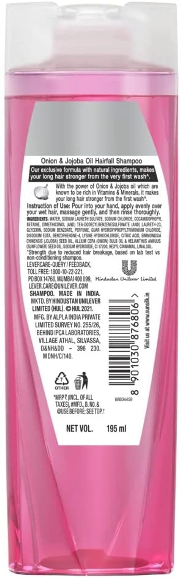 Sunsilk Hairfall Shampoo With Onion & Jojoba Oil, 180ml 