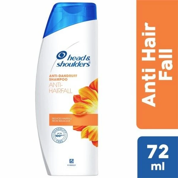 Head & shoulders Anti-Dandruff Shampoo - Anti Hairfall, 72 ml