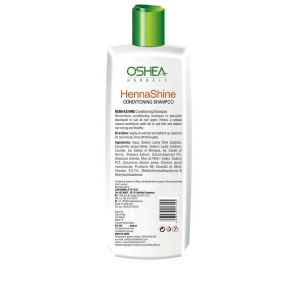 Oshea  oshea harbal Henna shine conditioning shampoo 200ml