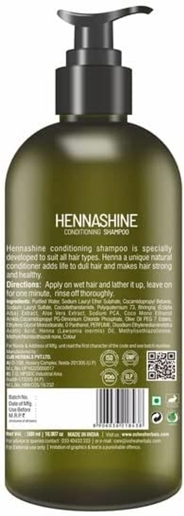 Oshea  oshea harbal Henna shine conditioning shampoo 500ml 