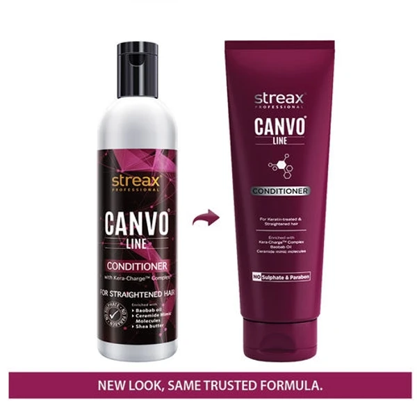 Streax canvo line Conditioner  Streax Professional Canvoline Conditioner (240g)