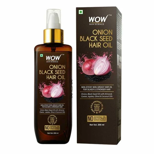 WOW Skin Science Onion Oil - Black Seed 100ml 