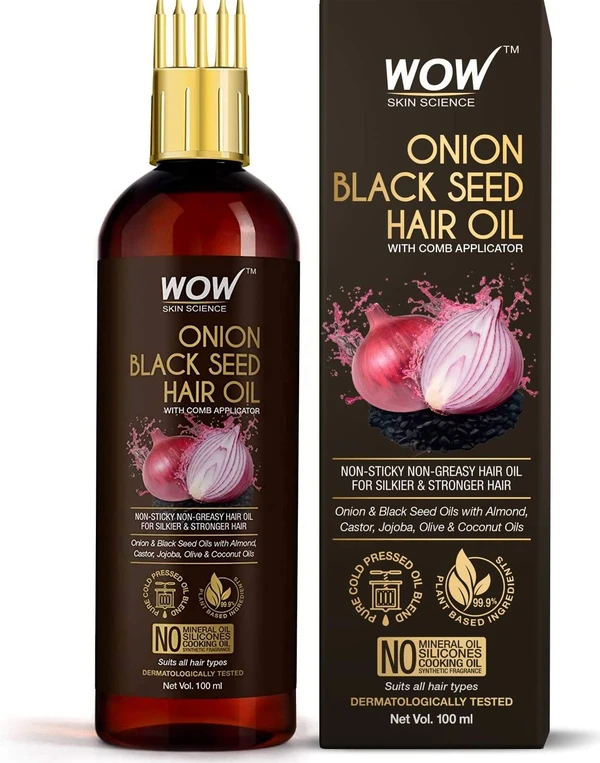 WOW Skin Science Onion Oil - Black Seed 200ml 