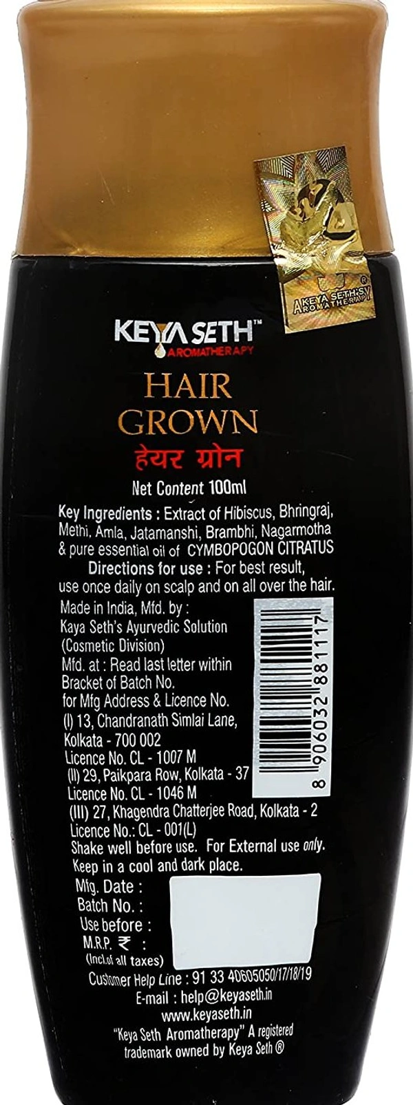 Keya Seth Hair Grown Oil 100ml 