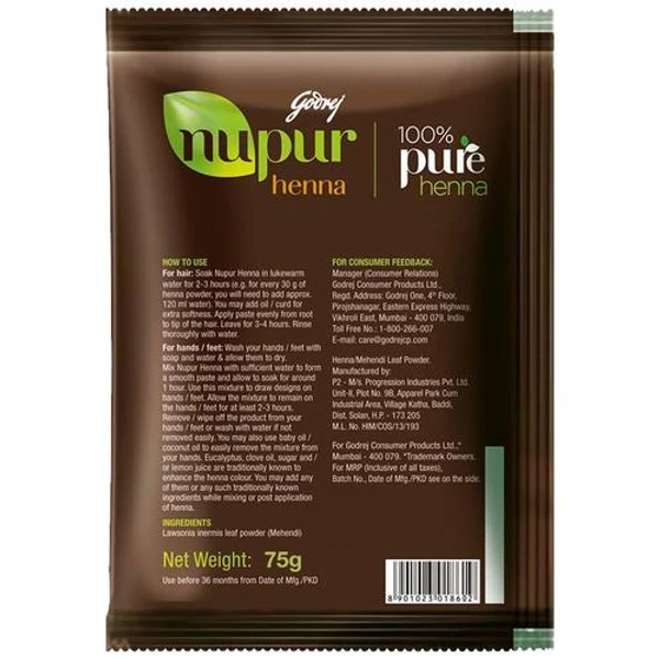 Nupur Henna  Godrej Nupur Heena, 75g