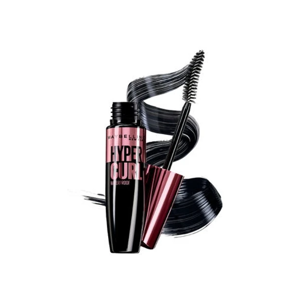 Maybelline mascara  Maybelline New York Hyper Curl Mascara - Waterproof Very Black(9.2ml)