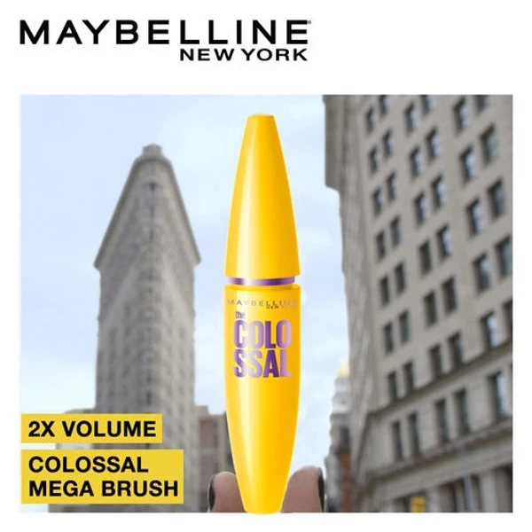 Maybelline  Volum Express Mascara  Maybelline New York The Colossal Volum Express Mascara - Black(10.7ml)