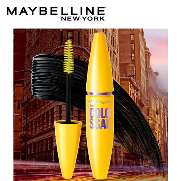 Maybelline  Volum Express Mascara  Maybelline New York The Colossal Volum Express Mascara - Black(10.7ml)