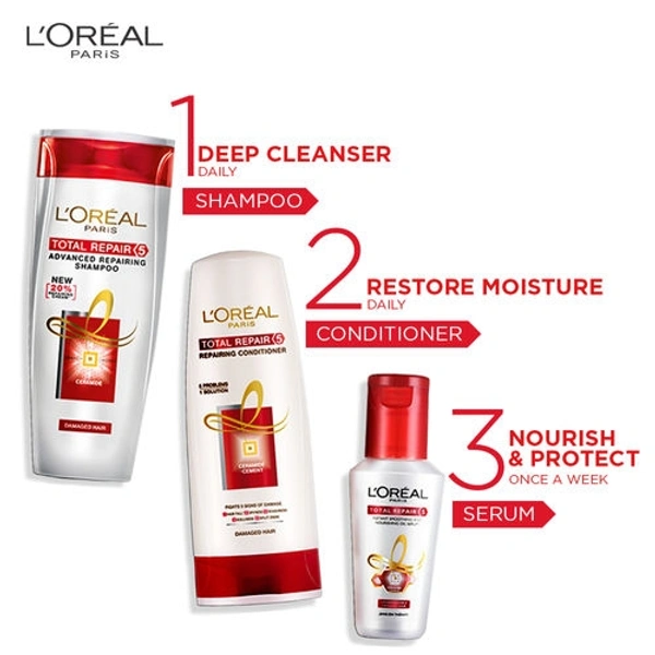 Loreal Paris Total Repair 5 Serum (80ml) L'Oreal Paris Total Repair 5 Serum (80ml) 