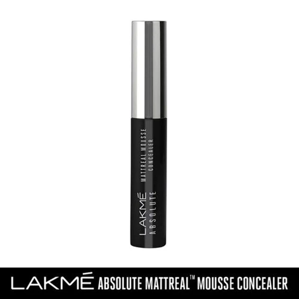 Lakme Absolute Mattreal Mousse Concealer - 02 Natural(9gm)