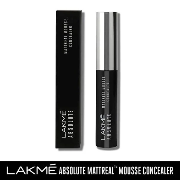 Lakme Absolute Mattreal Mousse Concealer - 02 Natural(9gm)