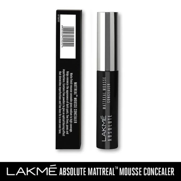 Lakme Absolute Mattreal Mousse Concealer - 02 Natural(9gm)