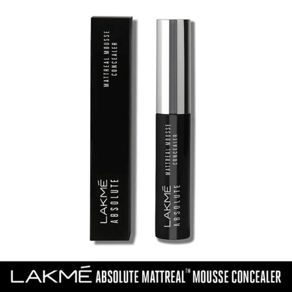 Lakme Absolute Mattreal Mousse Concealer - 04 Caramel