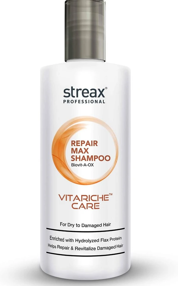 Streax Pro Vitariche Repair Max Shampoo, 300ml