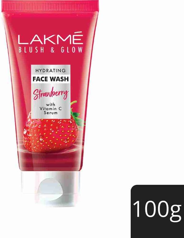 Lakme Strawberry Blast Gel Face Wash Lakme Blush & Glow Strawberry Blast Gel Face Wash 100 g