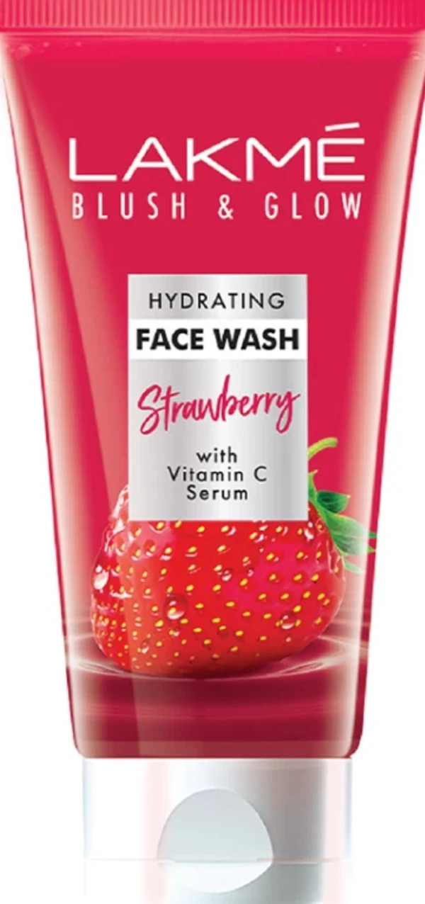 Lakme Strawberry Blast Face Wash Lakme Blush & Glow Strawberry Blast Face Wash 50 g