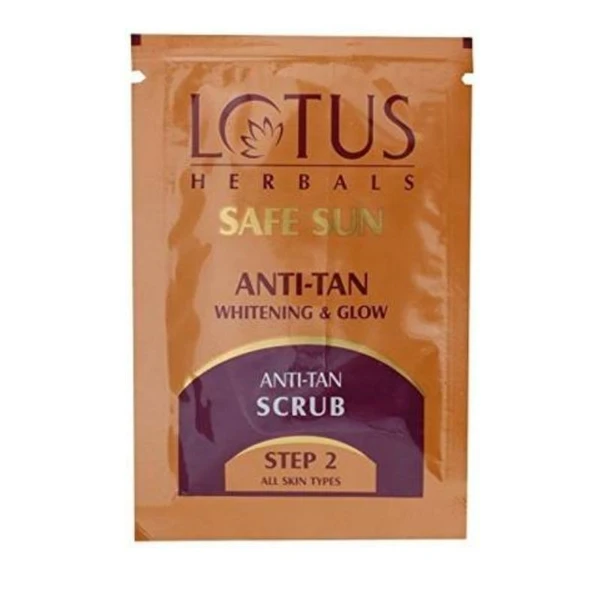 Lotus Safe Sun Anti Tan Whitening and Glow 4 in 1 Facial Kit