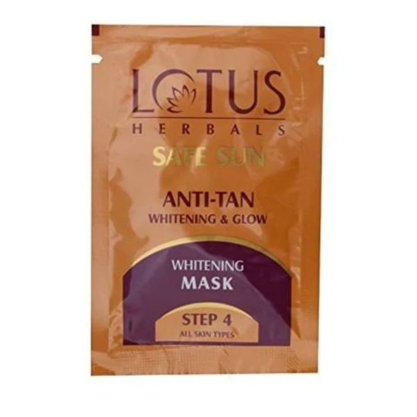 Lotus Safe Sun Anti Tan Whitening and Glow 4 in 1 Facial Kit