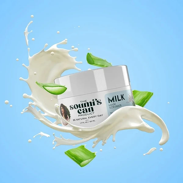 THE SOUMI'S CAN PRODUCT MILK MASK SCRUBER 50ML