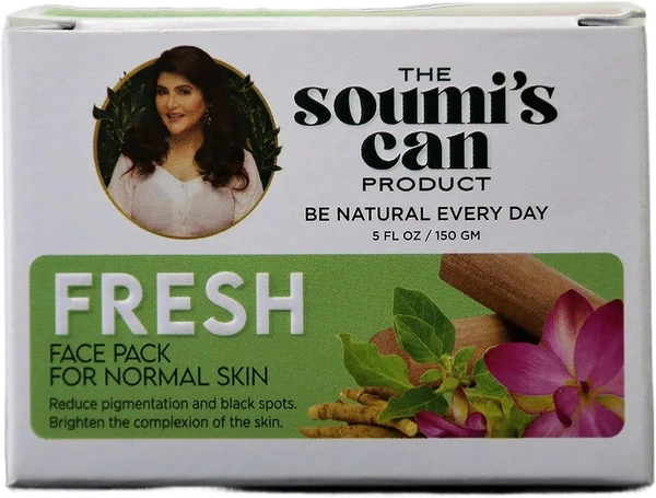 Soumi's Can Fresh For normal Skin Face Pack ,150g